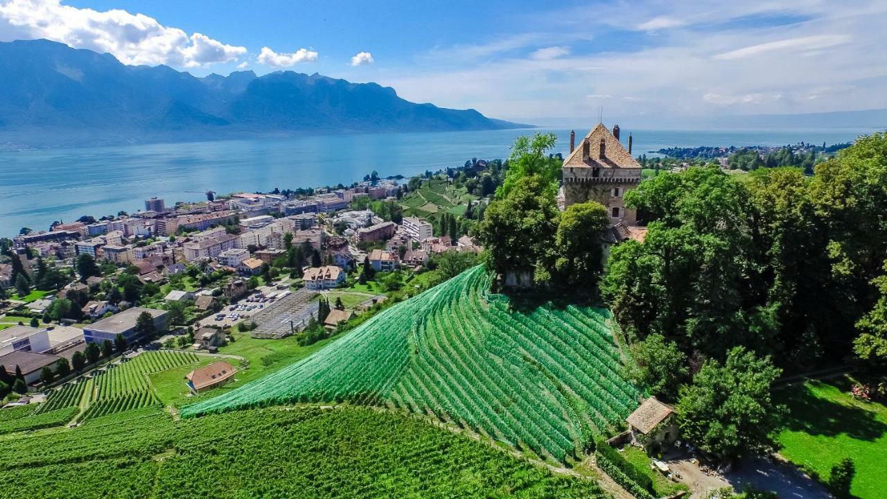 Chateau Du Chatelard | 2 Persons Apartment Montreux Luaran gambar